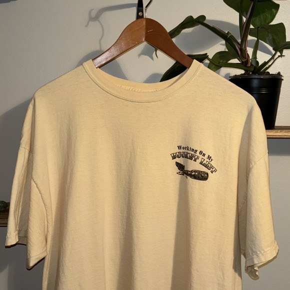 The Villages Florida "Working on my bucket list" Drinking T-Shirt XL - Picture 4 of 8